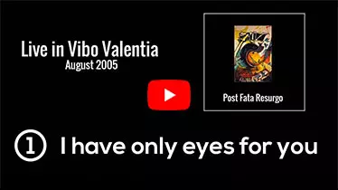 miniatura Youtube video - I have only eyes for you - POSTFATARESURGO